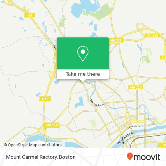 Mount Carmel Rectory map