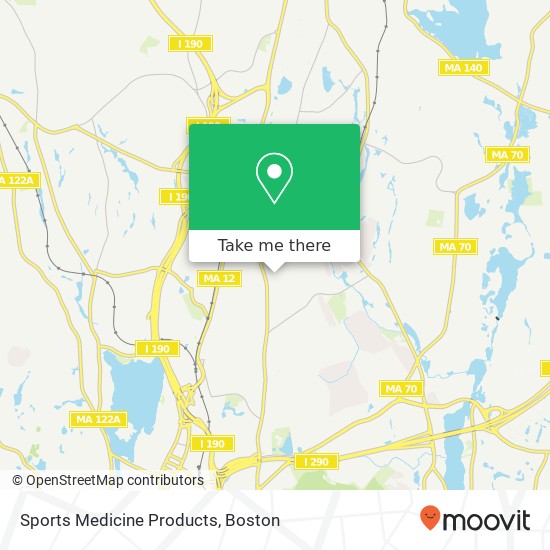 Mapa de Sports Medicine Products