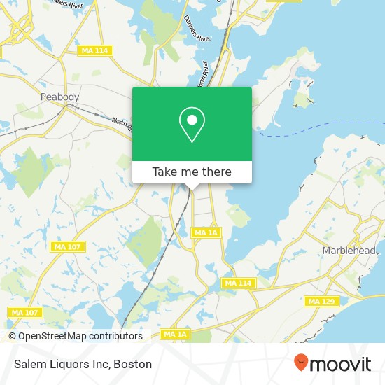 Mapa de Salem Liquors Inc