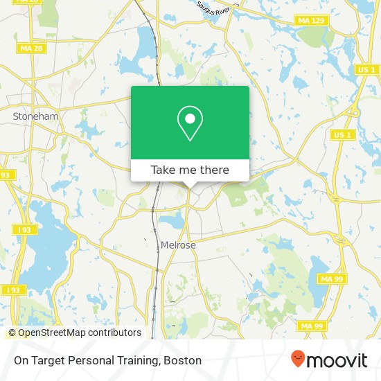 Mapa de On Target Personal Training