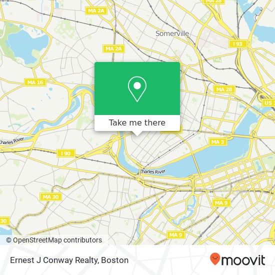 Mapa de Ernest J Conway Realty