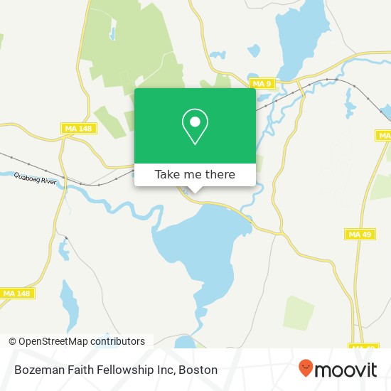 Mapa de Bozeman Faith Fellowship Inc