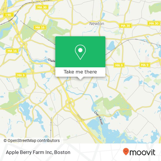 Mapa de Apple Berry Farm Inc
