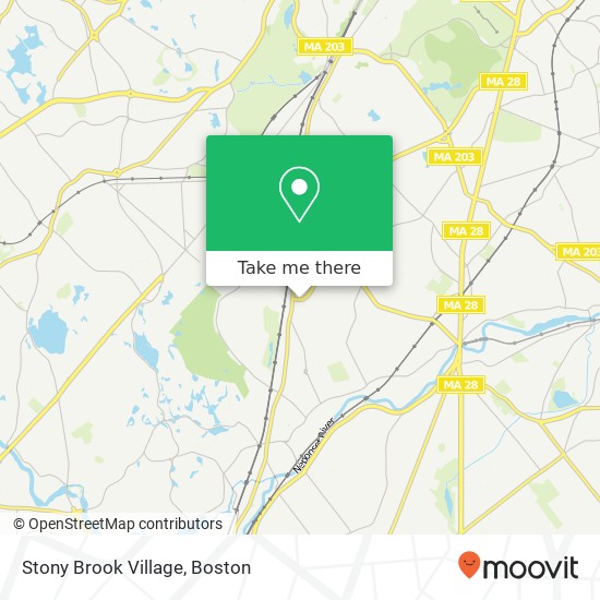 Mapa de Stony Brook Village