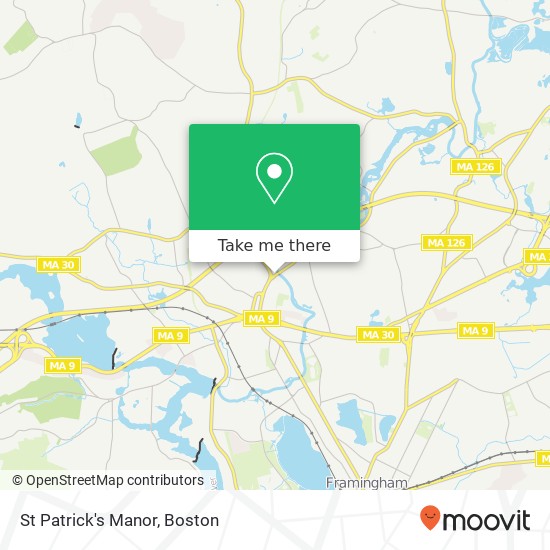 Mapa de St Patrick's Manor