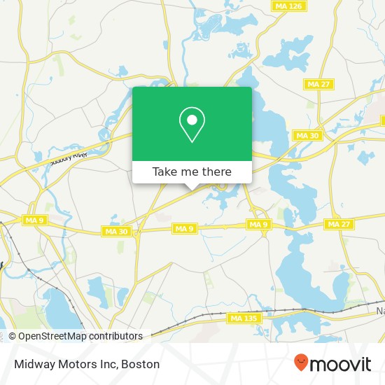 Midway Motors Inc map