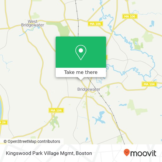 Mapa de Kingswood Park Village Mgmt