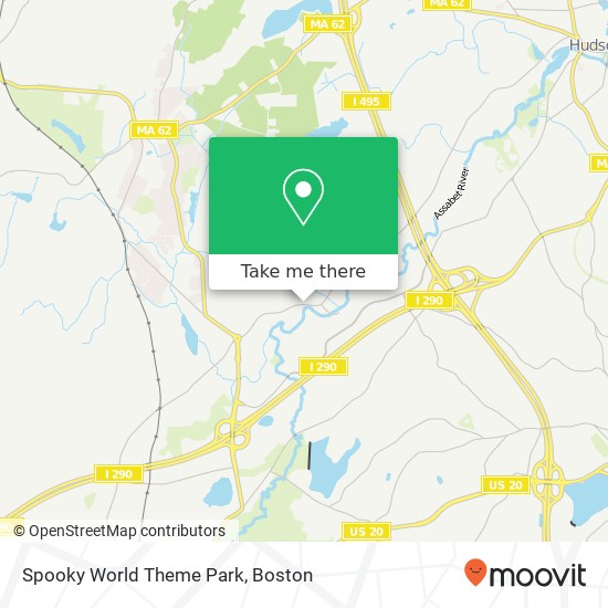 Mapa de Spooky World Theme Park