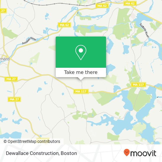 Dewallace Construction map