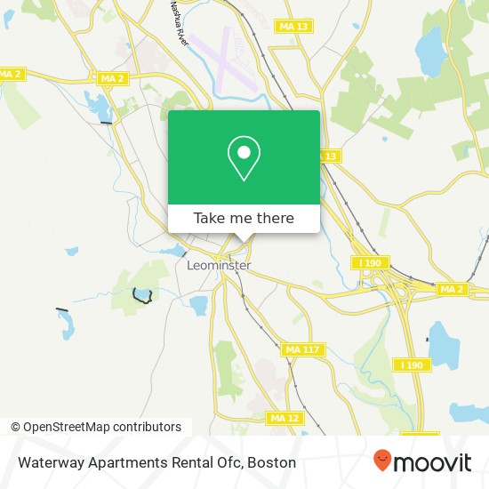 Mapa de Waterway Apartments Rental Ofc