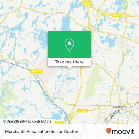 Merchants Association-Senior map