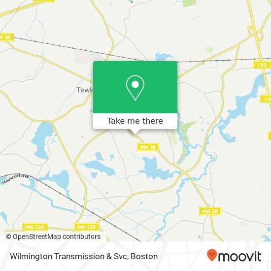 Mapa de Wilmington Transmission & Svc