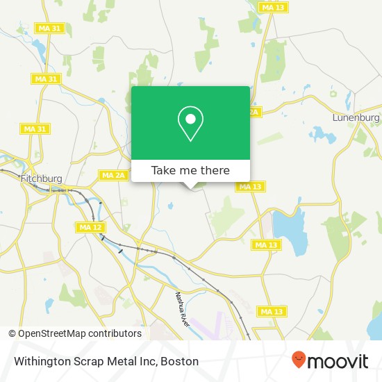 Withington Scrap Metal Inc map