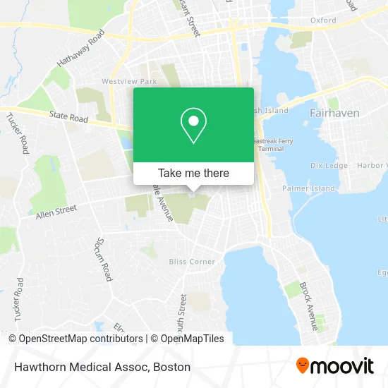 Hawthorn Medical Assoc map