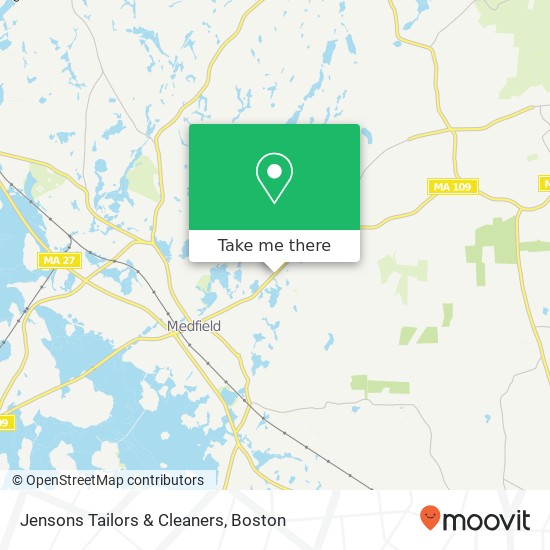 Jensons Tailors & Cleaners map