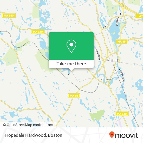 Hopedale Hardwood map