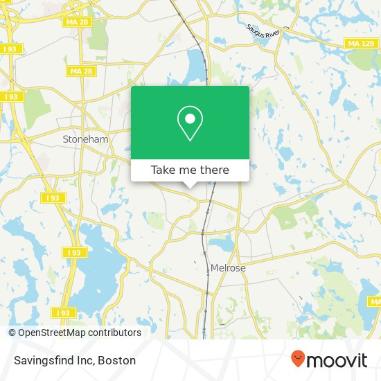 Mapa de Savingsfind Inc