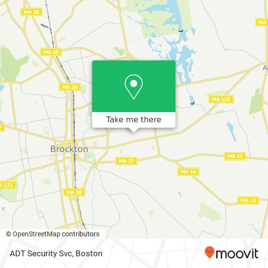 ADT Security Svc map