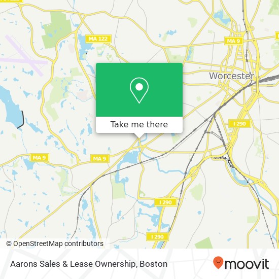 Mapa de Aarons Sales & Lease Ownership