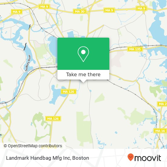 Mapa de Landmark Handbag Mfg Inc