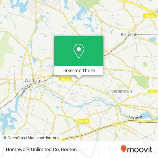 Mapa de Homework Unlimited Co