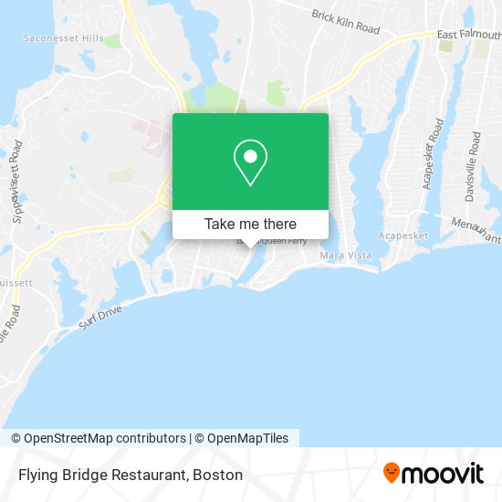 Flying Bridge Restaurant map