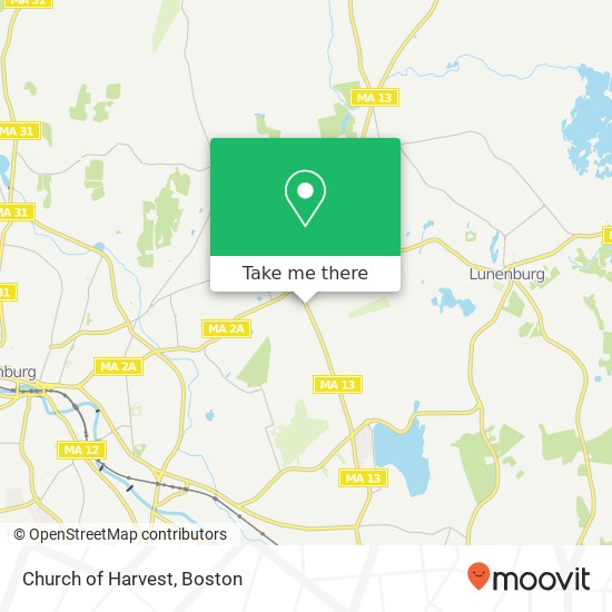 Church of Harvest map