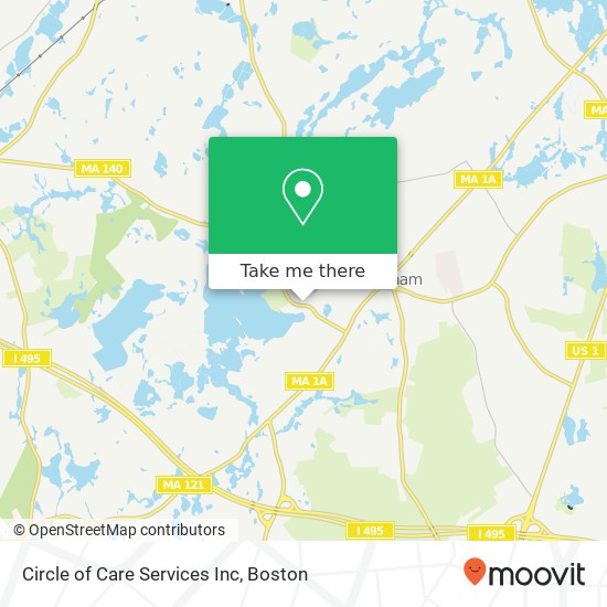 Circle of Care Services Inc map