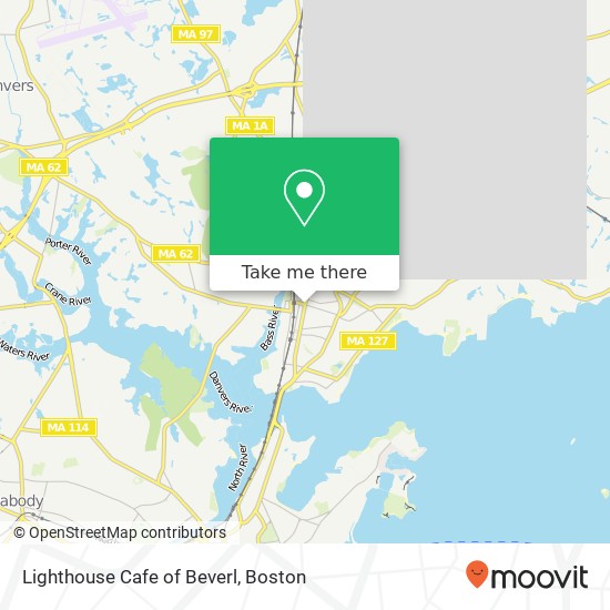 Lighthouse Cafe of Beverl map