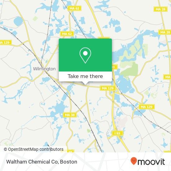 Waltham Chemical Co map