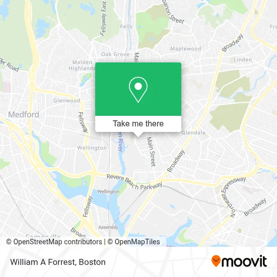 William A Forrest map