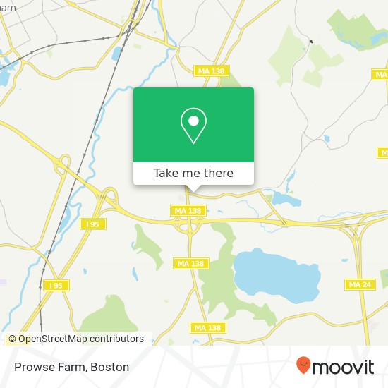 Prowse Farm map