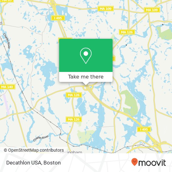 Mapa de Decathlon USA