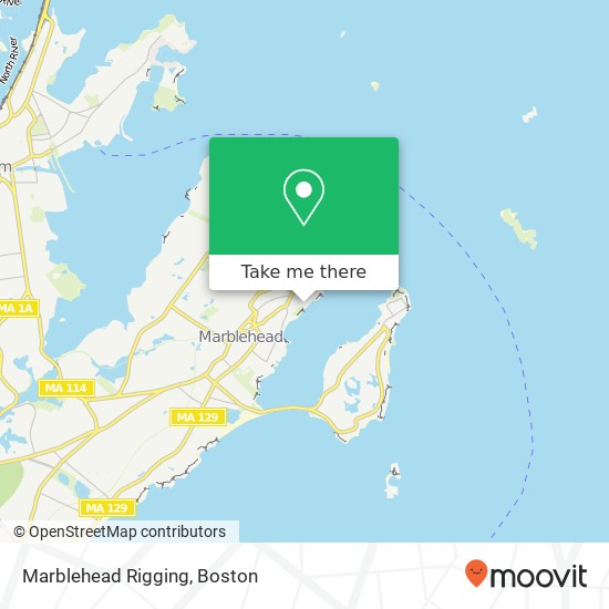 Mapa de Marblehead Rigging