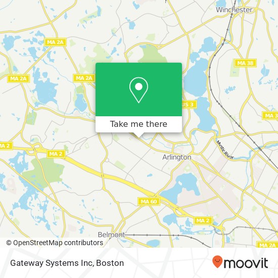 Mapa de Gateway Systems Inc