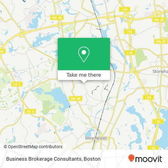 Business Brokerage Consultants map