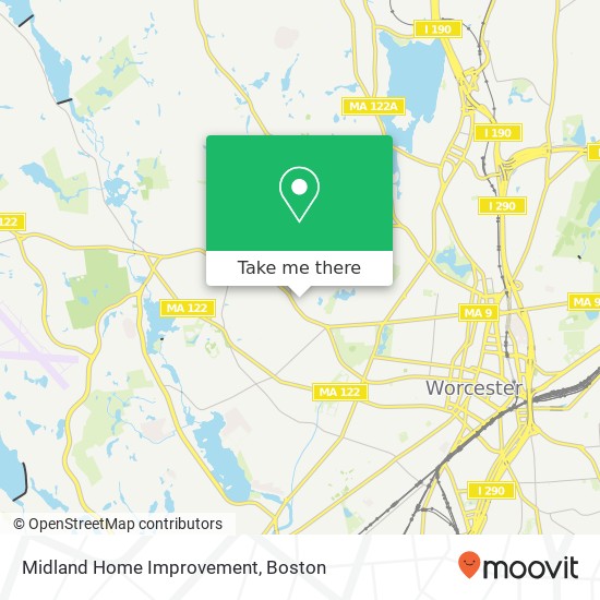 Mapa de Midland Home Improvement