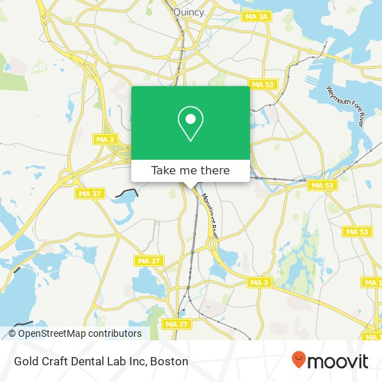 Gold Craft Dental Lab Inc map