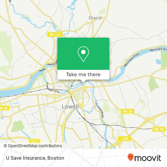 U Save Insurance map