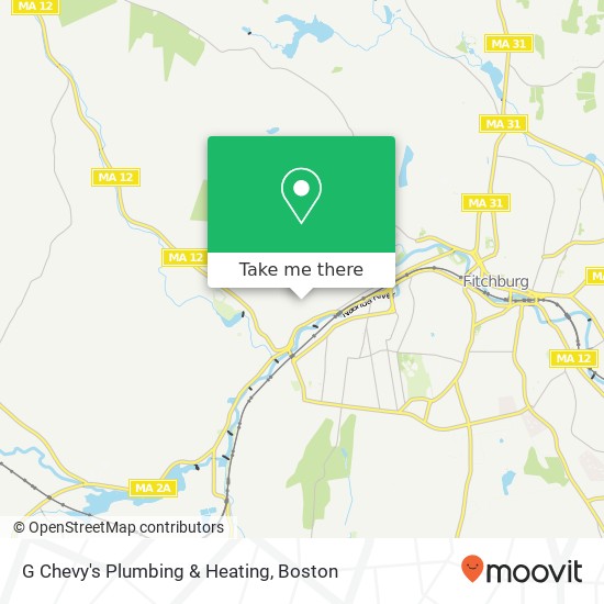G Chevy's Plumbing & Heating map