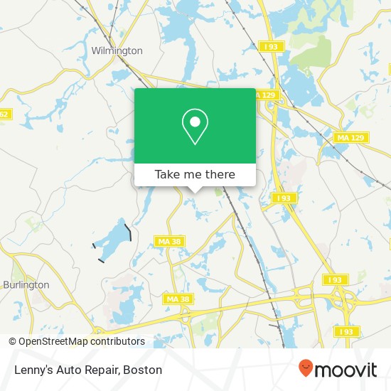 Mapa de Lenny's Auto Repair