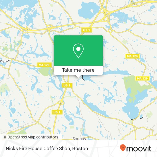 Mapa de Nicks Fire House Coffee Shop