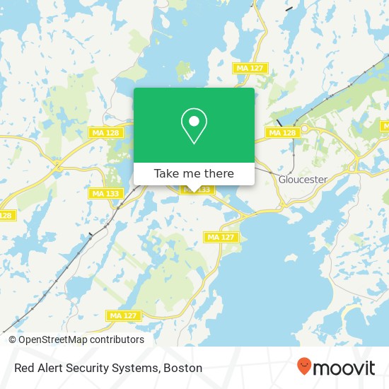 Mapa de Red Alert Security Systems