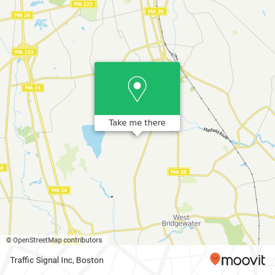 Traffic Signal Inc map