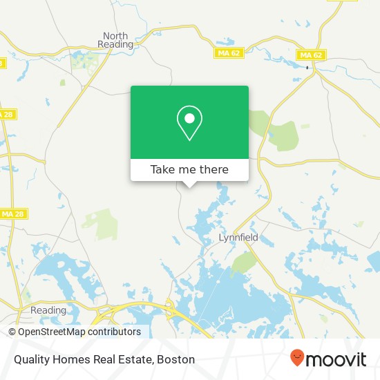 Quality Homes Real Estate map