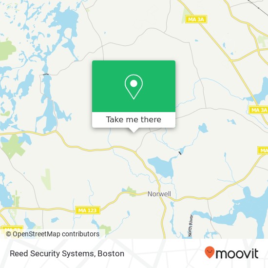 Reed Security Systems map