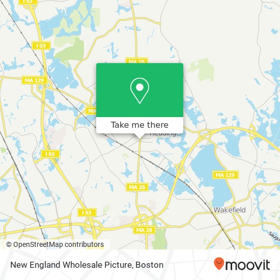 New England Wholesale Picture map