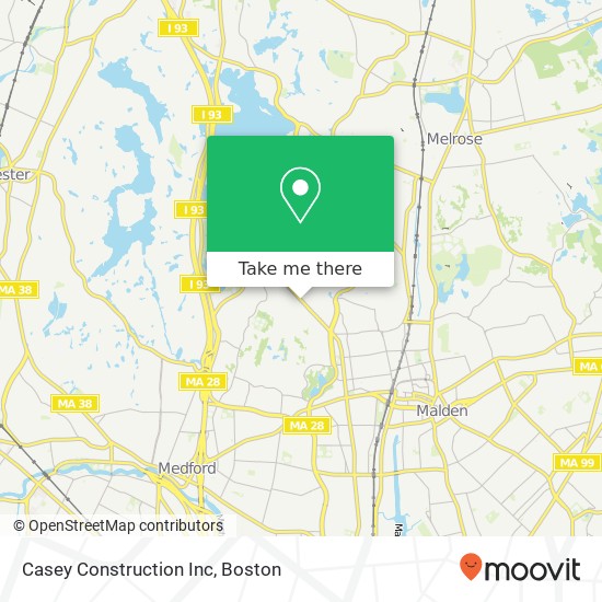 Casey Construction Inc map