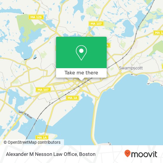 Alexander M Nesson Law Office map