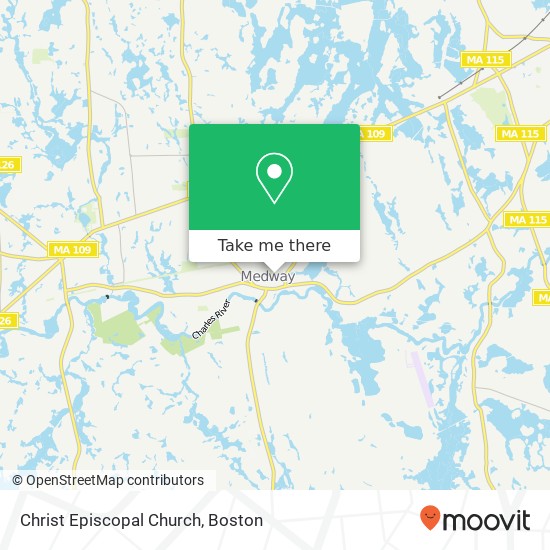 Christ Episcopal Church map